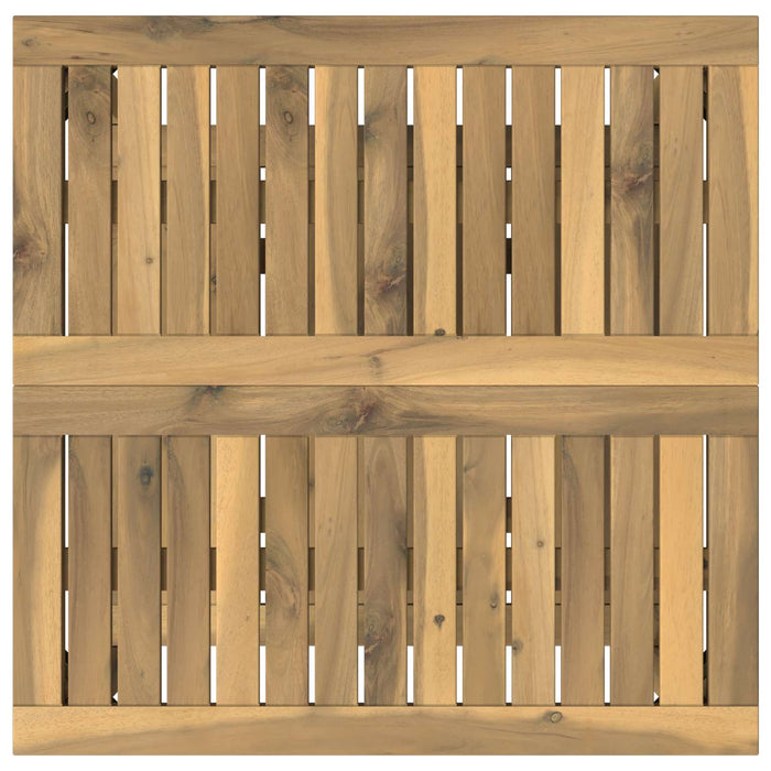 Masă de cafea Alb spală 60,5 x 60 x 45 cm Lemn Solid de Acacia - WALTI WALTI