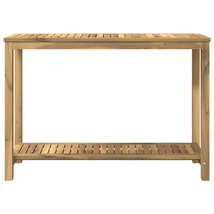 Masă de consolă pentru grădină Alb spală 108,5 x 35 x 75 cm WALTI