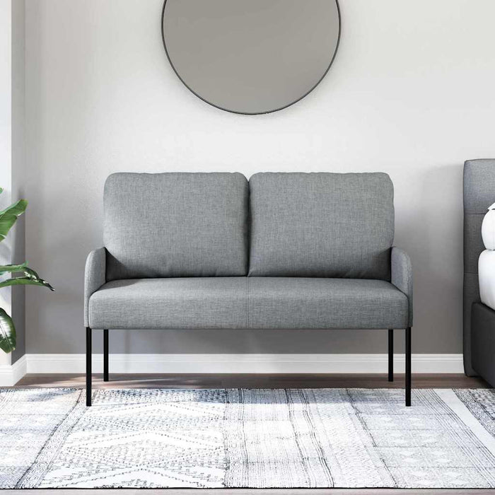 Canapele cu pernă 110cm Gri deschis placaj - WALTI WALTI