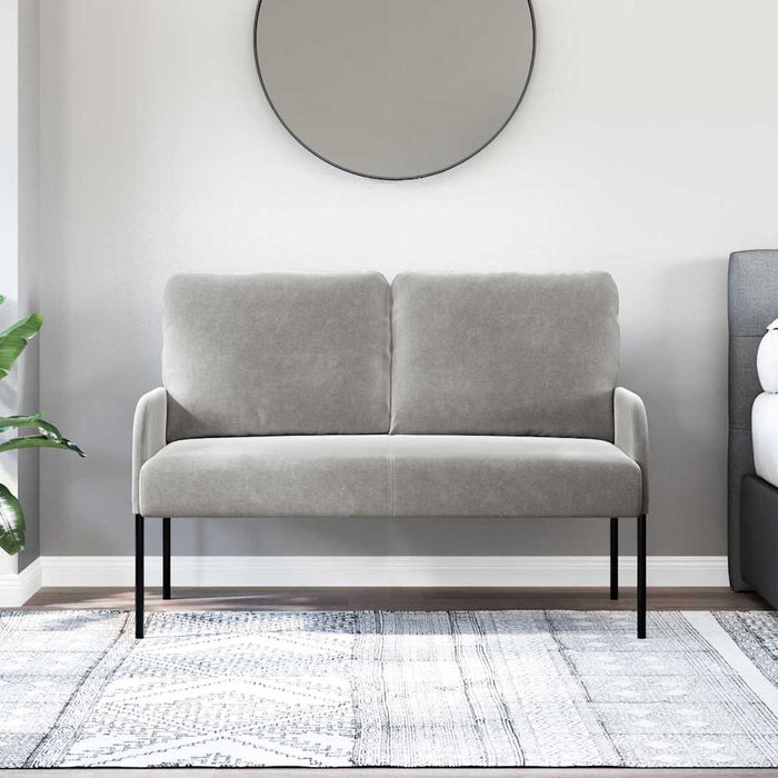Canapele cu pernă 110cm Gri deschis placaj - WALTI WALTI
