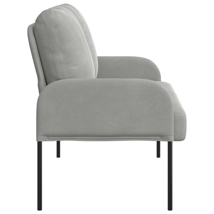 Canapele cu pernă 110cm Gri deschis placaj - WALTI WALTI