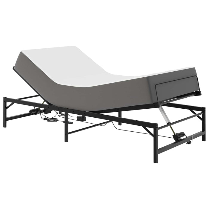 Cadru Electric Ajustabil pentru Pat Negru 90 x 190 cm Oțel WALTI