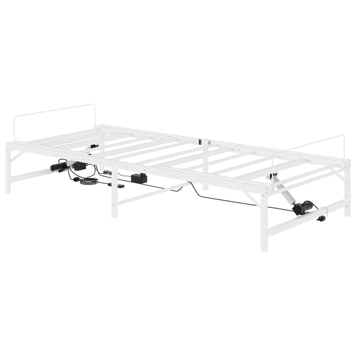 Cadru Electric Ajustabil pentru Pat Alb 80 x 200 cm Oțel WALTI