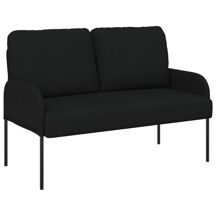 Seturi de canapele cu pernă 3 pcs Negru 115 x 56 x 80 cm placaj - WALTI WALTI