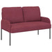 Seturi de canapele 3 pcs Roșu Vin 115 x 56 x 80 cm placaj - WALTI WALTI