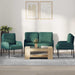 Seturi de canapele 3 pcs Verde închis 115 x 56 x 80 cm placaj - WALTI WALTI