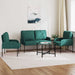 Seturi de canapele 3 pcs Verde închis 115 x 56 x 80 cm placaj - WALTI WALTI
