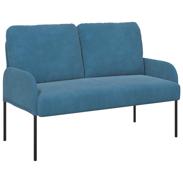 Seturi de canapele 3 pcs albastru 115 x 56 x 80 cm placaj - WALTI WALTI