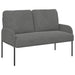 Seturi de canapele 3 pcs Gri închis 115 x 56 x 80 cm placaj - WALTI WALTI