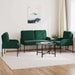 Seturi de canapele 3 pcs Verde închis 115 x 56 x 80 cm placaj - WALTI WALTI