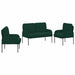 Seturi de canapele 3 pcs Verde închis 115 x 56 x 80 cm placaj - WALTI WALTI