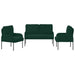 Seturi de canapele 3 pcs Verde închis 115 x 56 x 80 cm placaj - WALTI WALTI