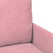 Seturi de canapele cu pernă 3 pcs Roz 115 x 56 x 80 cm placaj - WALTI WALTI