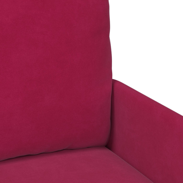 Seturi de canapele 3 pcs Roșu Vin 115 x 56 x 80 cm placaj - WALTI WALTI