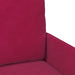 Seturi de canapele 3 pcs Roșu Vin 115 x 56 x 80 cm placaj - WALTI WALTI