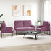 Seturi de canapele 3 pcs Violet 115 x 56 x 80 cm placaj - WALTI WALTI