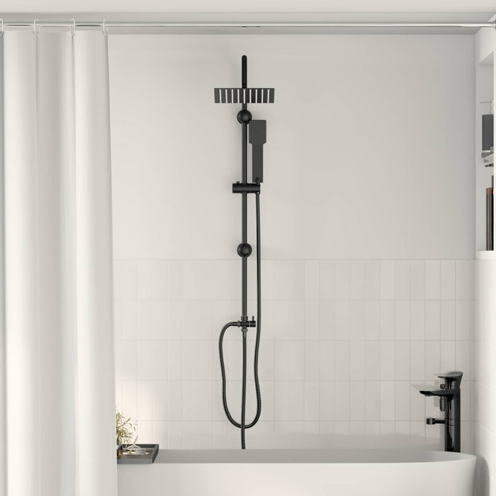Sistem de Duș Negru 47 x 20 x 95 cm Oţel inoxidabil - WALTI WALTI