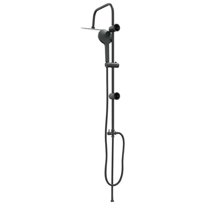 Sistem de Duș Manual Negru 45 x 20 x 96 cm Brass, Sus201 și ABS - WALTI WALTI