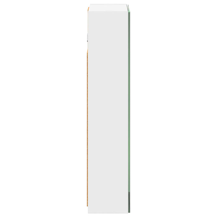Dulap cu oglindă pentru baie cu raft Alb 30 x 10,5 x 50 cm - WALTI WALTI
