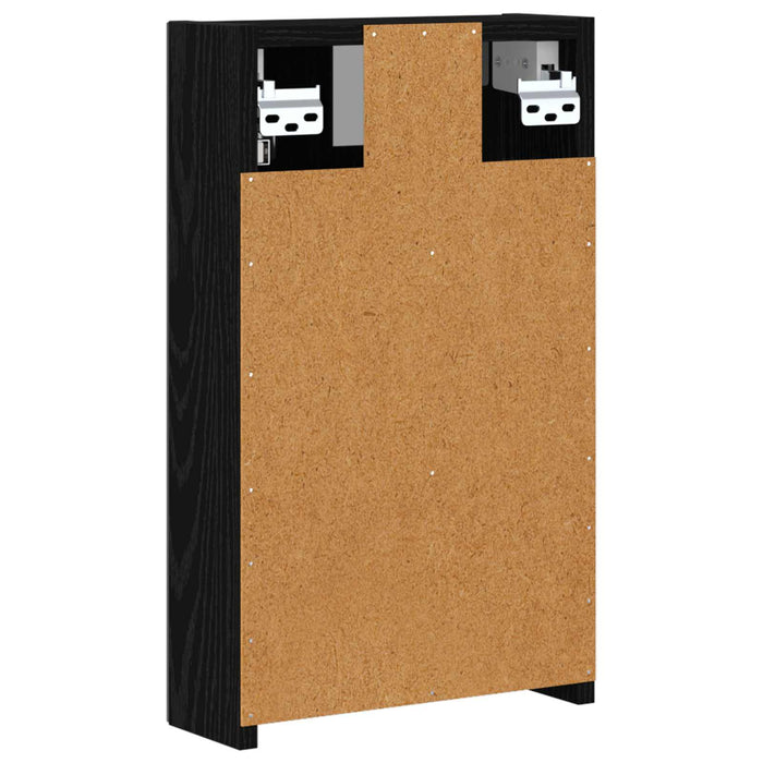 Dulap cu oglindă pentru baie Stejar Negru 30 x 10,5 x 50 cm - WALTI WALTI