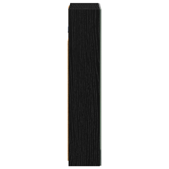 Dulap cu oglindă pentru baie Stejar Negru 30 x 10,5 x 50 cm - WALTI WALTI
