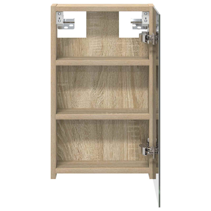 Dulap cu oglindă pentru baie Stejar Sonoma 30 x 10,5 x 50 cm - WALTI WALTI