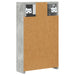 Dulap cu oglindă pentru baie Gri din beton 30 x 10,5 x 50 cm - WALTI WALTI