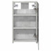 Dulap cu oglindă pentru baie Gri din beton 30 x 10,5 x 50 cm - WALTI WALTI