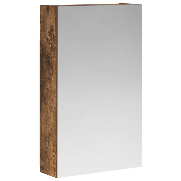 Dulap cu oglindă pentru baie Stejar fumuriu 30 x 10,5 x 50 cm - WALTI WALTI