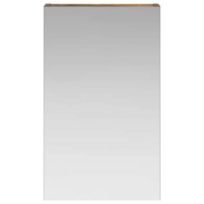 Dulap cu oglindă pentru baie Stejar fumuriu 30 x 10,5 x 50 cm - WALTI WALTI