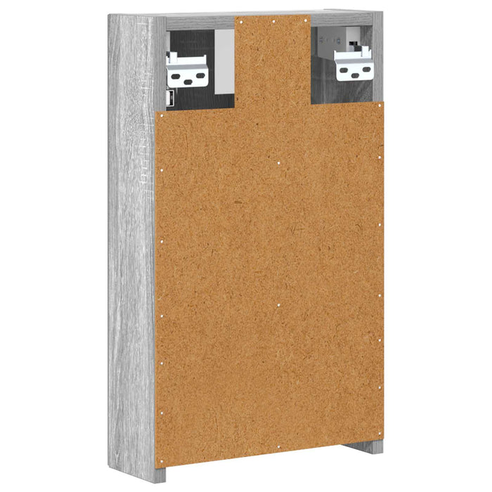 Dulap cu oglindă pentru baie Gri Sonoma 30 x 10,5 x 50 cm - WALTI WALTI