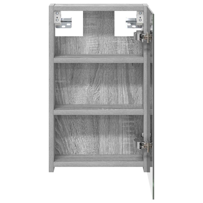 Dulap cu oglindă pentru baie Gri Sonoma 30 x 10,5 x 50 cm - WALTI WALTI