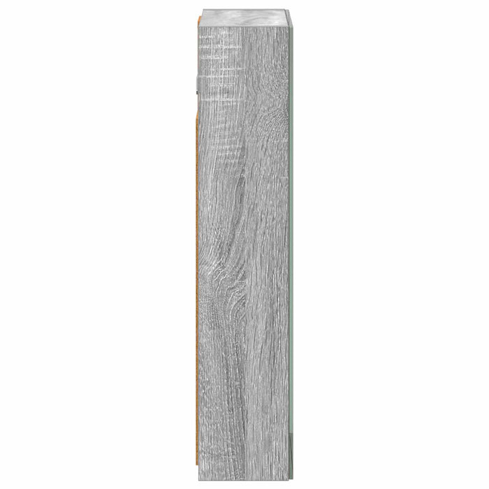 Dulap cu oglindă pentru baie Gri Sonoma 30 x 10,5 x 50 cm - WALTI WALTI