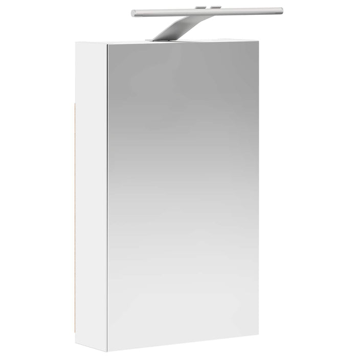 Dulap cu oglindă pentru baie cu raft Alb 30 x 10,5 x 50 cm - WALTI WALTI
