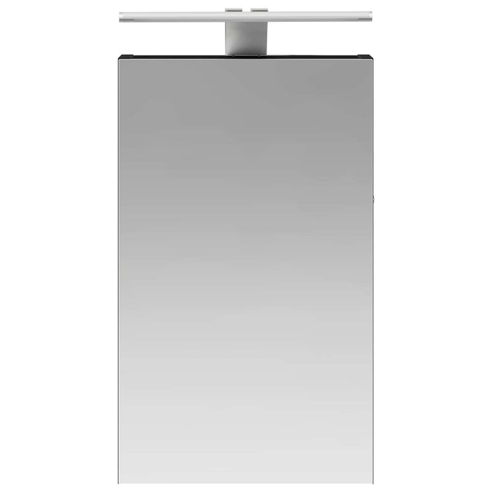 Dulap cu oglindă pentru baie Stejar Negru 30 x 10,5 x 50 cm - WALTI WALTI