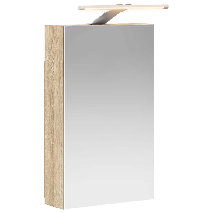 Dulap cu oglindă pentru baie Stejar Sonoma 30 x 10,5 x 50 cm - WALTI WALTI