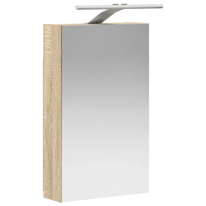 Dulap cu oglindă pentru baie Stejar Sonoma 30 x 10,5 x 50 cm - WALTI WALTI