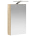 Dulap cu oglindă pentru baie Stejar Sonoma 30 x 10,5 x 50 cm - WALTI WALTI