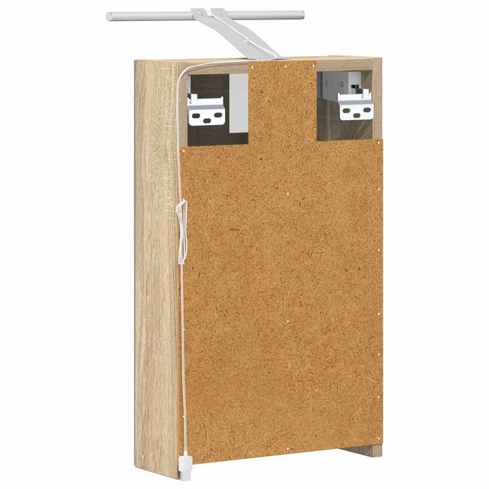 Dulap cu oglindă pentru baie Stejar Sonoma 30 x 10,5 x 50 cm - WALTI WALTI