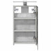 Dulap cu oglindă pentru baie Gri din beton 30 x 10,5 x 50 cm - WALTI WALTI