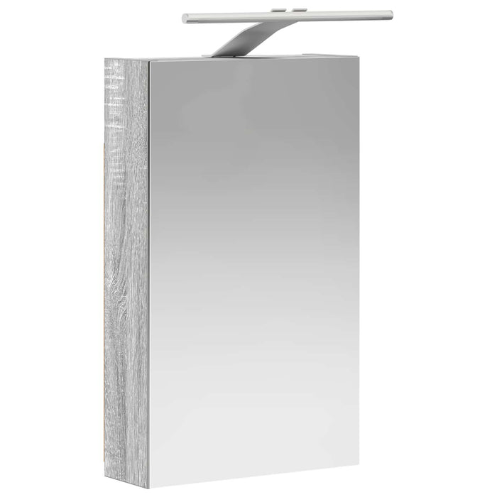 Dulap cu oglindă pentru baie Gri Sonoma 30 x 10,5 x 50 cm - WALTI WALTI