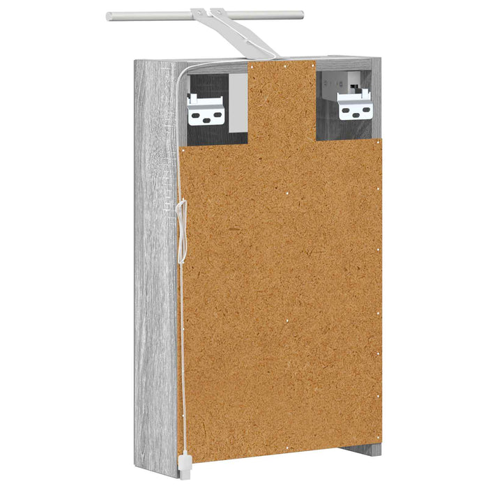 Dulap cu oglindă pentru baie Gri Sonoma 30 x 10,5 x 50 cm - WALTI WALTI