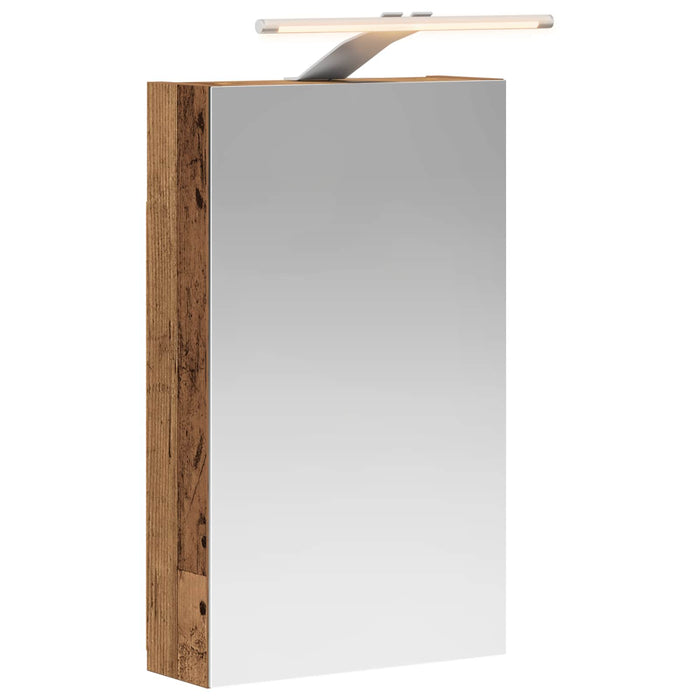 Dulap cu oglindă pentru baie Lemn vechi 30 x 10,5 x 50 cm - WALTI WALTI
