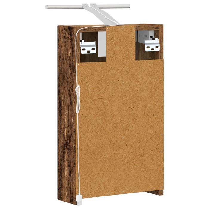 Dulap cu oglindă pentru baie Lemn vechi 30 x 10,5 x 50 cm - WALTI WALTI