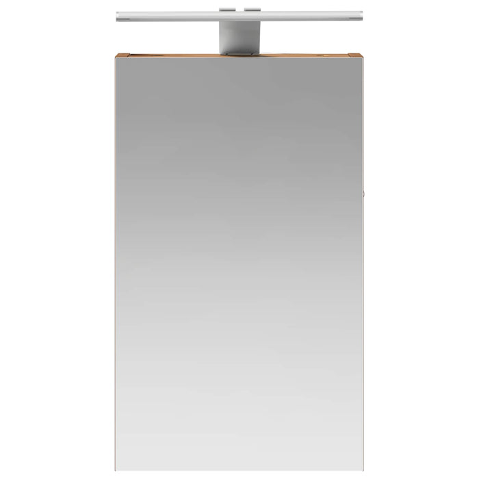 Dulap cu oglindă pentru baie Lemn vechi 30 x 10,5 x 50 cm - WALTI WALTI
