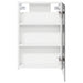 Dulap cu oglindă pentru baie cu raft Alb 40 x 10,5 x 60,5 cm - WALTI WALTI