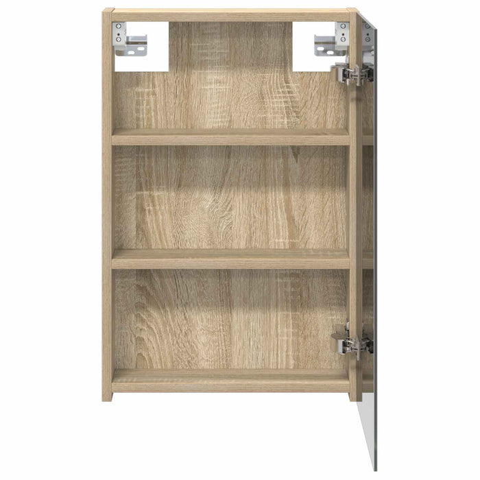 Dulap cu oglindă pentru baie Stejar Sonoma 40 x 10,5 x 60,5 cm - WALTI WALTI