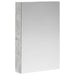 Dulap cu oglindă pentru baie Gri din beton 40 x 10,5 x 60,5 cm - WALTI WALTI