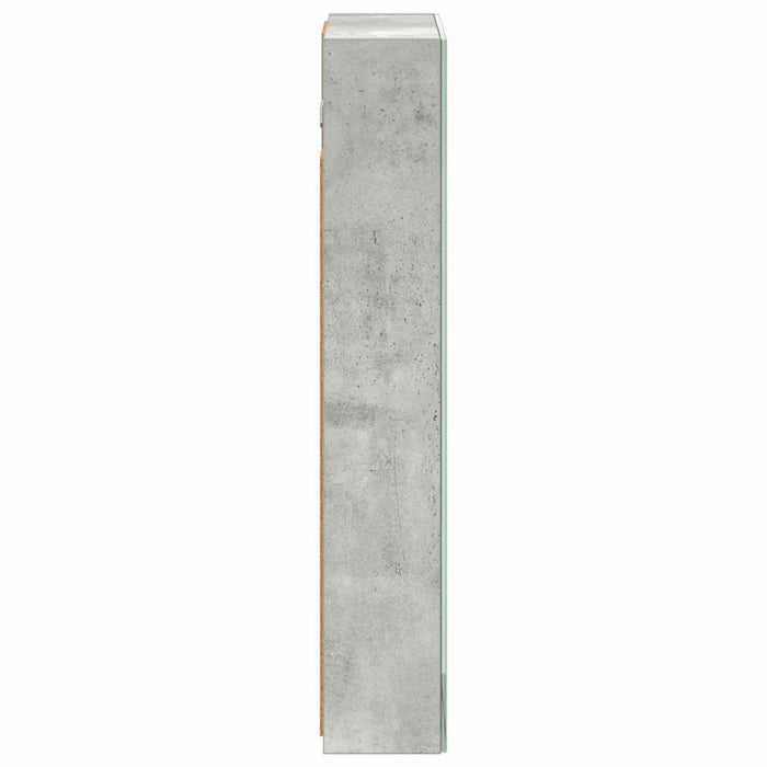 Dulap cu oglindă pentru baie Gri din beton 40 x 10,5 x 60,5 cm - WALTI WALTI