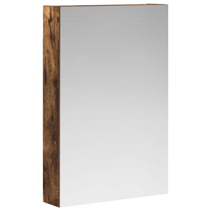 Dulap cu oglindă pentru baie Stejar fumuriu 40 x 10,5 x 60,5 cm - WALTI WALTI